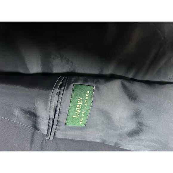 Lauren Ralph Lauren Blazer Mens 42 RNavy  Wool  2 Button wedding interview - Picture 7 of 12